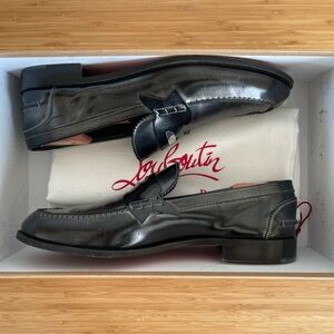 Christian Louboutin Penny Flat Leather Loafers